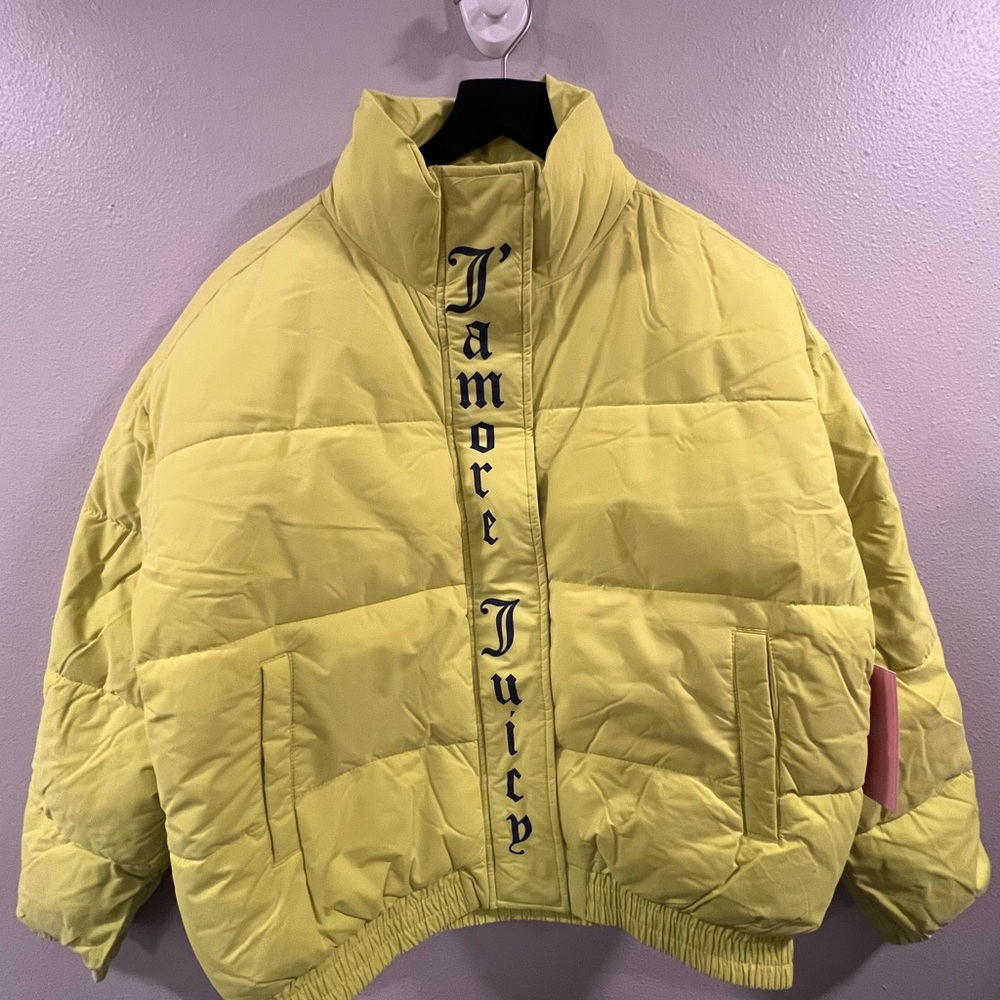 Size XS Juicy Couture Lime Puffer Jacket